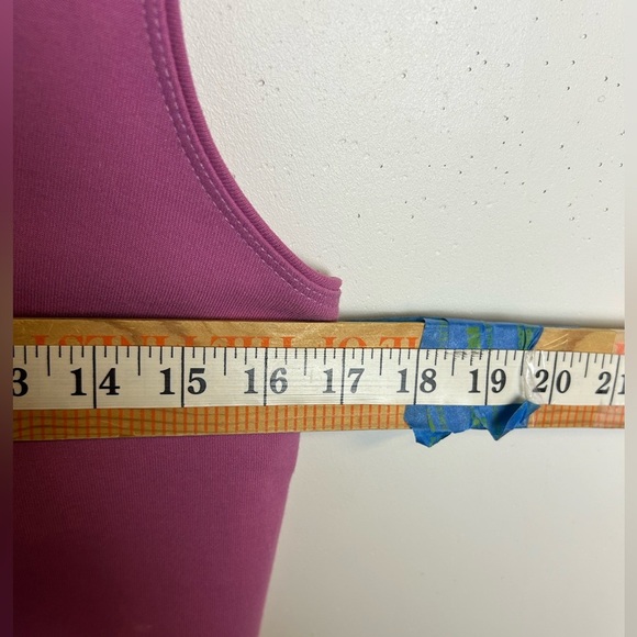 NWT Anthropologie Size XS Crystal Fringe Beaded Stretch Crop Tank Top Purple - Picture 7 of 14